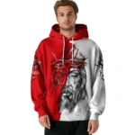 Customized Wisconsin Badgers Jesus Tear Hoodie Best Selling