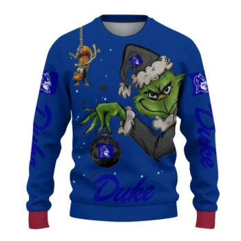 Duke Blue Devils Sweater - Grinch Stare