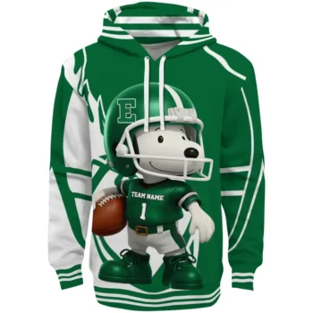 Eastern Michigan Eagles Hoodie - Football Snoopy