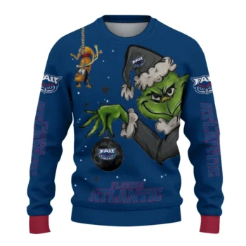 Florida Atlantic Owls Sweater - Grinch Stare