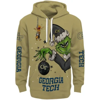Georgia Tech Yellow Jackets Hoodie - Chirstmas Grinch
