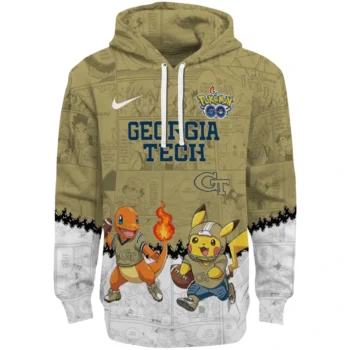 Georgia Tech Yellow Jackets Hoodie - Pokemon