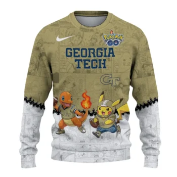 Georgia Tech Yellow Jackets Sweater - Pokemon