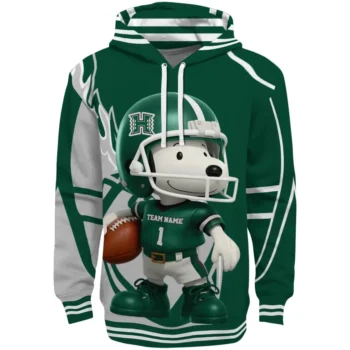 Hawaii Rainbow Warriors Hoodie - Football Snoopy