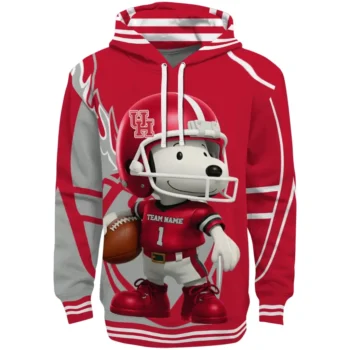 Houston Cougars Hoodie - Football Snoopy