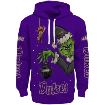 James Madison Dukes Hoodie - Chirstmas Grinch
