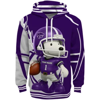 Kansas State Wildcats Hoodie - Football Snoopy