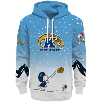 Kent State Golden Flashes Hoodie - Winter Snoopy