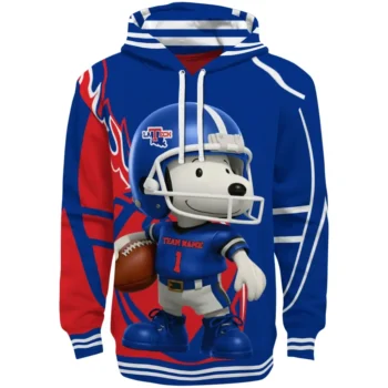 LA Tech Hoodie - Football Snoopy