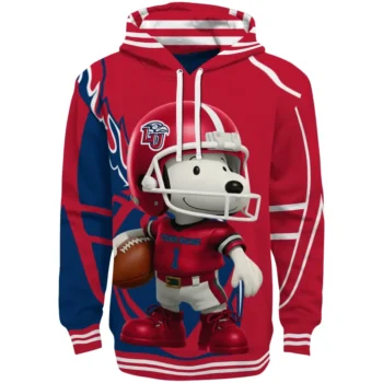 Liberty Flames Hoodie - Football Snoopy