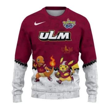 Louisiana-Monroe Warhawks Sweater - Louisiana Monroe Warhawks Pokemon