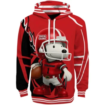 Louisiana Ragin' Cajuns Hoodie - Football Snoopy