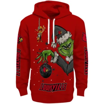 Louisville Cardinals Hoodie - Chirstmas Grinch