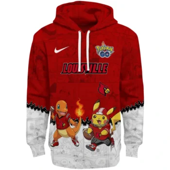 Louisville Cardinals Hoodie - Pokemon