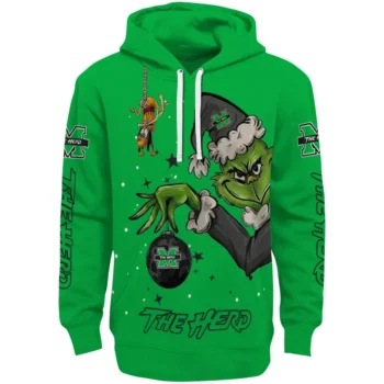 Marshall Thundering Herd Hoodie - Chirstmas Grinch