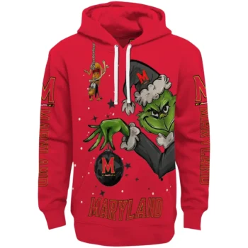 Maryland Terrapins Hoodie - Chirstmas Grinch