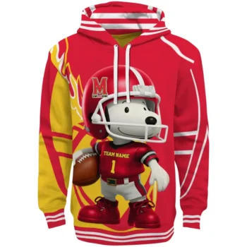 Maryland Terrapins Hoodie - Football Snoopy