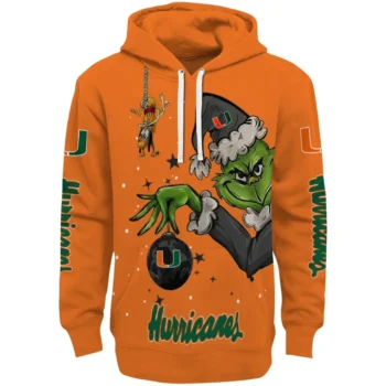 Miami Hurricanes Hoodie - Chirstmas Grinch