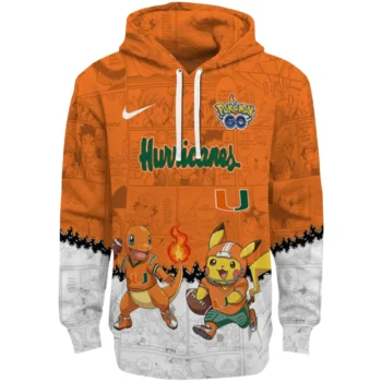 Miami Hurricanes Hoodie - Pokemon