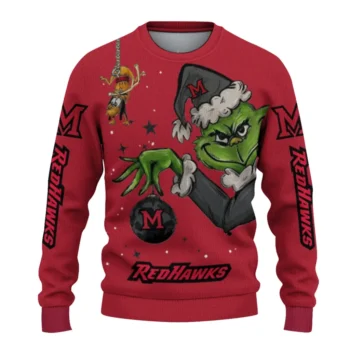 Miami RedHawks Sweater - Grinch Stare