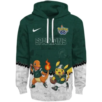 Michigan State Spartans Hoodie - Pokemon