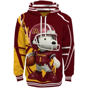 Minnesota Golden Gophers Hoodie - Football Snoopy