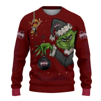 Mississippi State Bulldogs Sweater - Grinch Stare