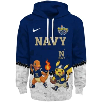 Navy Midshipmen Hoodie - Pokemon