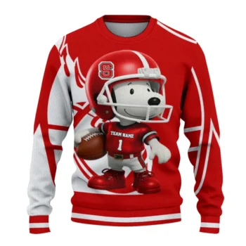 NC State Wolfpack Sweater - Helmet Snoopy