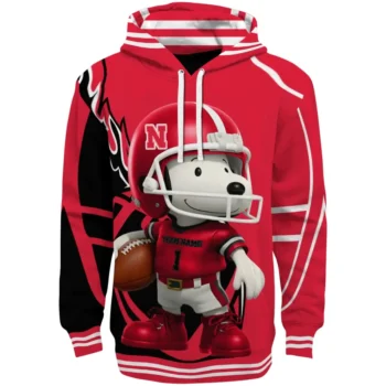 Nebraska Cornhuskers Hoodie - Football Snoopy