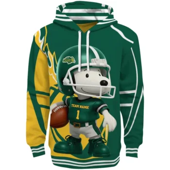 North Dakota State Bison Hoodie - Football Snoopy