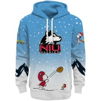 Northern Illinois Huskies Hoodie - Winter Snoopy