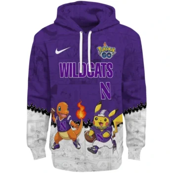 Northwestern Wildcats Hoodie - Pokemon