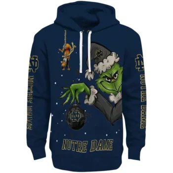 Notre Dame Fighting Irish Hoodie - Chirstmas Grinch
