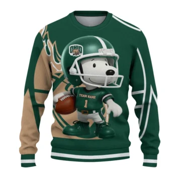 Ohio Bobcats Sweater - Helmet Snoopy