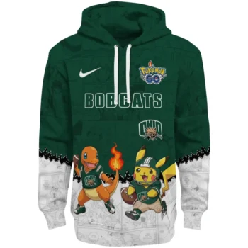 Ohio Bobcats Hoodie - Pokemon