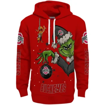 Ohio State Buckeyes Hoodie - Chirstmas Grinch