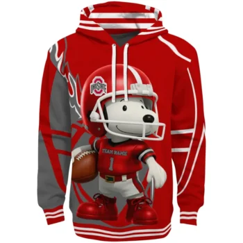 Ohio State Buckeyes Hoodie - Football Snoopy