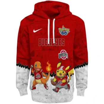 Ohio State Buckeyes Hoodie - Pokemon