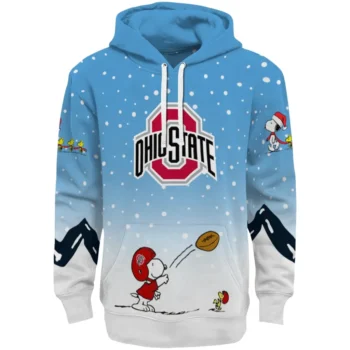 Ohio State Buckeyes Hoodie - Winter Snoopy