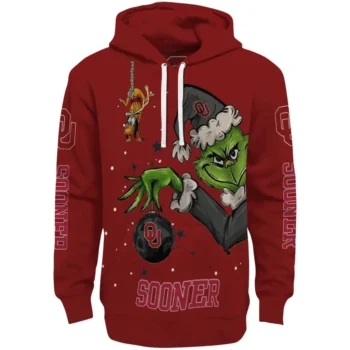 Oklahoma Sooners Hoodie - Chirstmas Grinch