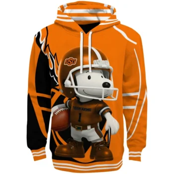 Oklahoma State Cowboys Hoodie - Football Snoopy