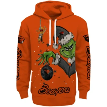 Oregon State Beavers Hoodie - Chirstmas Grinch