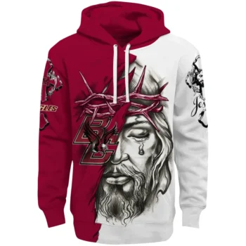 Personalized Boston College Eagles Jesus Tear Hoodie Best Selling
