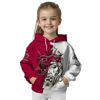 Personalized Boston College Eagles Jesus Tear Hoodie Top Rated