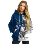 Personalized Byu Cougars Jesus Tear Hoodie Best Selling