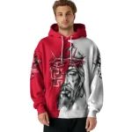 Personalized Houston Cougars Jesus Tear Hoodie Best Selling