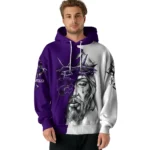Personalized Kansas State Wildcats Jesus Tear Hoodie Best Selling