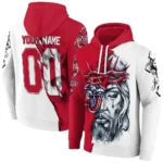 Personalized Liberty Flames Jesus Tear Hoodie Best Selling