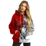 Personalized Louisville Cardinals Jesus Tear Hoodie Best Selling
